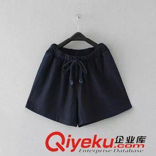 歐美風(fēng)麻料抽繩短褲裙 批發(fā)市場的時尚新寵